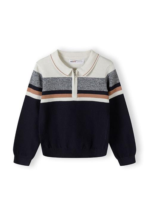 MINOTI Pullover  lysebrun / sort / hvid