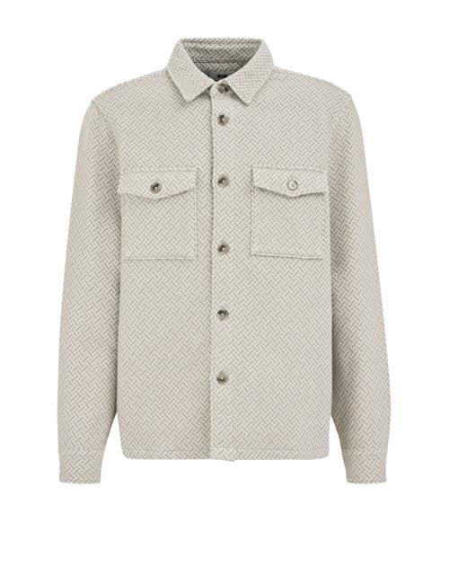 WE Fashion Overgangsjakke  greige / hvid