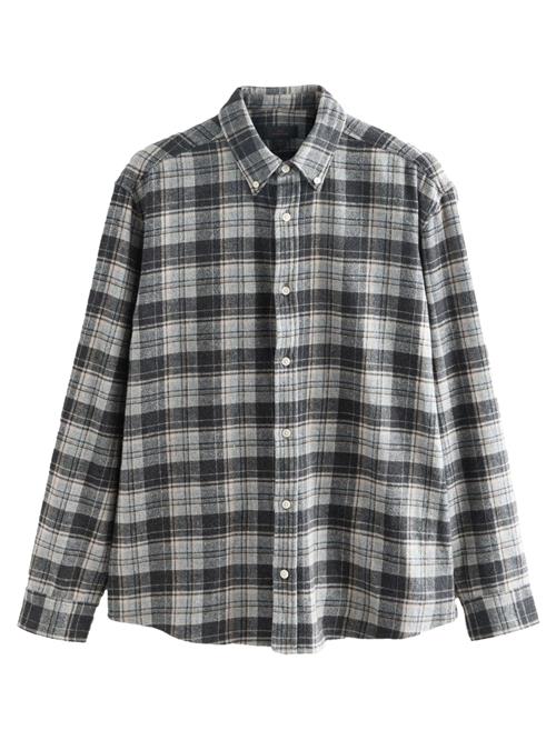 Next Skjorte  lysegrå / sort / hvid