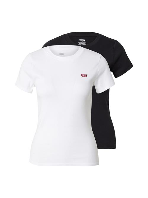 LEVI'S ® Shirts 'Essential Tee (2-Pack)'  sort / hvid