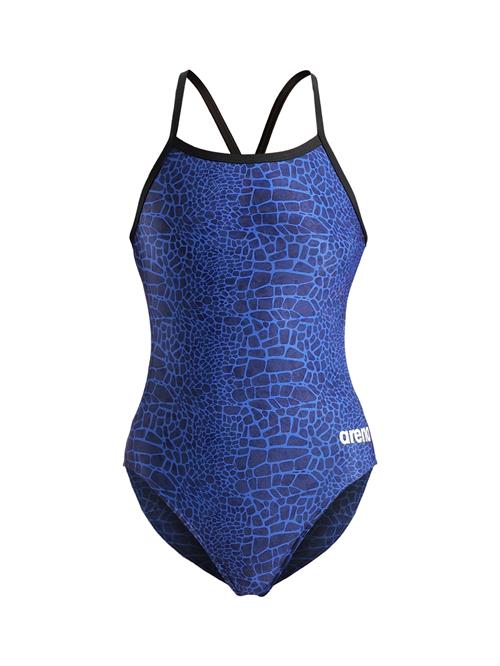 ARENA Badedragt 'SNAKESKIN'  blå / navy