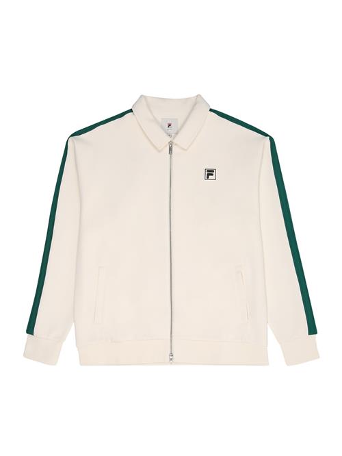 FILA Sweatjakke 'Como'  mørkegrøn / hvid