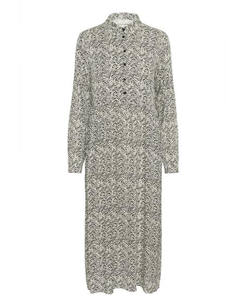 Kaffe Kjole 'Miriam'  creme / sort