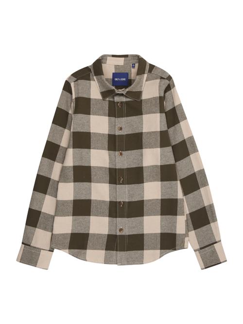 Only & Sons Junior Skjorte 'OSJGUDMUND'  khaki / oliven