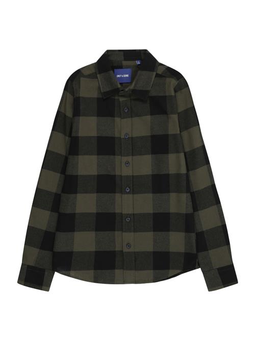 Only & Sons Junior Skjorte 'OSJGUDMUND'  oliven / gran