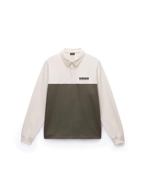 NAPAPIJRI Bluser & t-shirts 'Mont'  lysebeige / oliven / sort