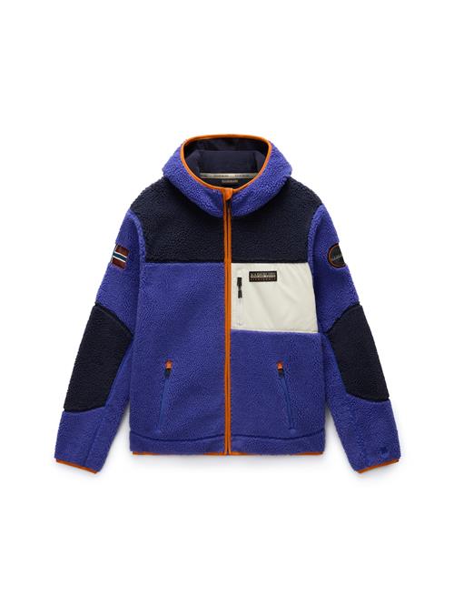 NAPAPIJRI Fleecejakke 'Yupik FZH 3'  marin / sort / hvid