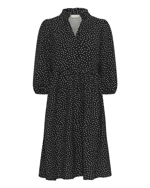 Kaffe Blusekjole 'Rea'  sort / hvid