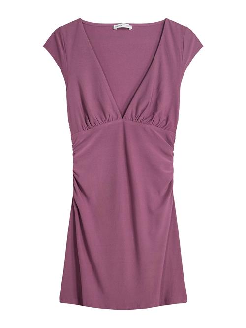 Bershka Kjole  aubergine
