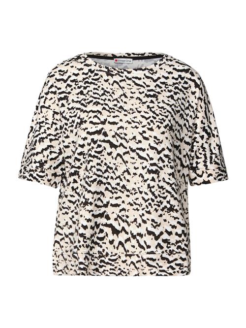 STREET ONE Shirts  beige / sort