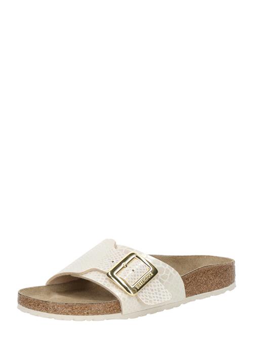BIRKENSTOCK Pantoletter 'Catalina'  beige / uldhvid
