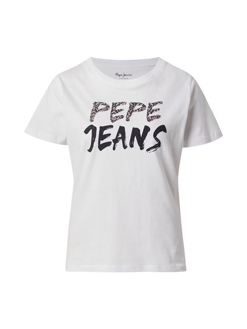 Pepe Jeans Shirts 'FLORAL II'  pastelgrøn / pastelrød / sort / hvid