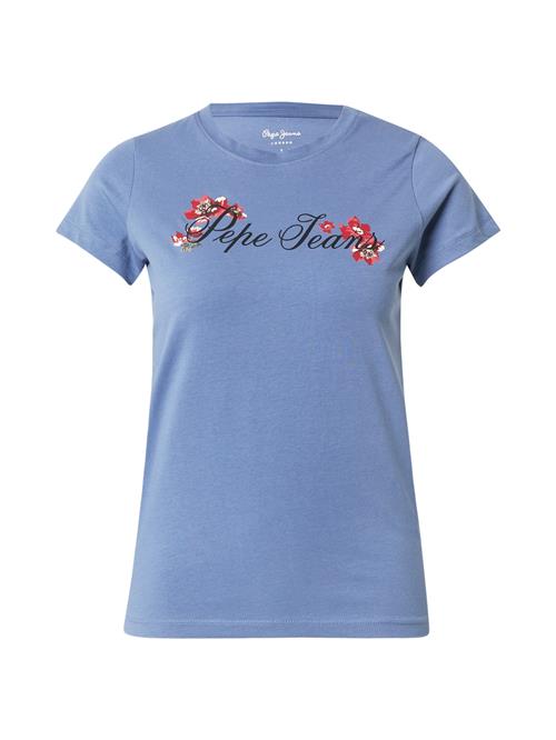 Pepe Jeans Shirts 'FLORAL I'  safir / magenta / melon / sort