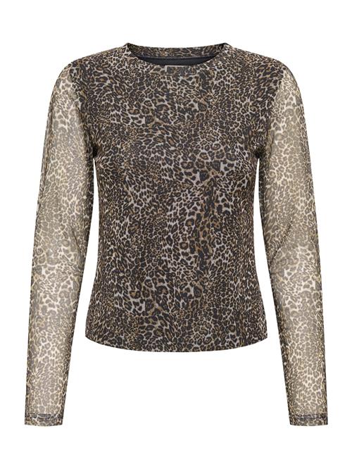 ONLY Shirts 'ONLNOVA'  ecru / sepia / mørkebrun