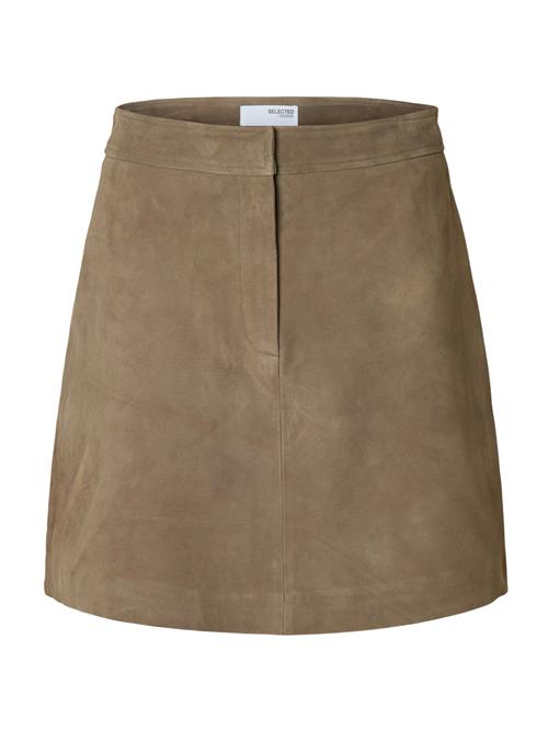 SELECTED Nederdel 'SLFKAYA'  brun