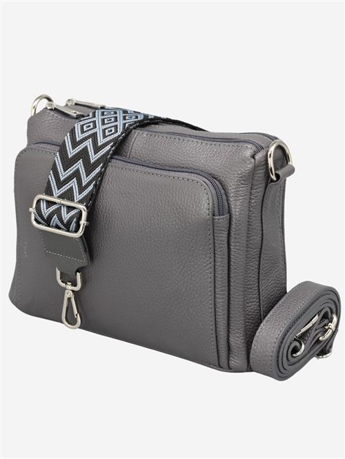 Adel Bags Skuldertaske 'Becky'  mørkegrå