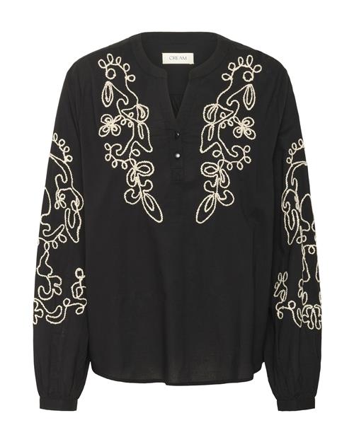 Cream Bluse 'CRVia'  creme / sort