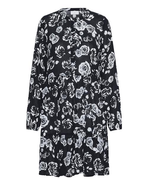 Kaffe Blusekjole 'KAEvity'  lysegrå / sort