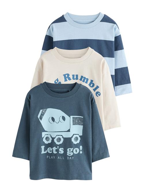 Next Shirts  creme / blå / lyseblå / mørkeblå