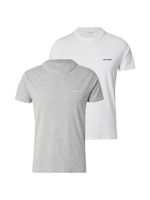 Pepe Jeans Bluser & t-shirts  lysegrå / sort / hvid