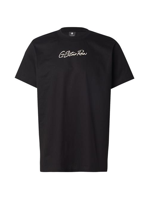 G-STAR Bluser & t-shirts 'Autograph'  sort / hvid