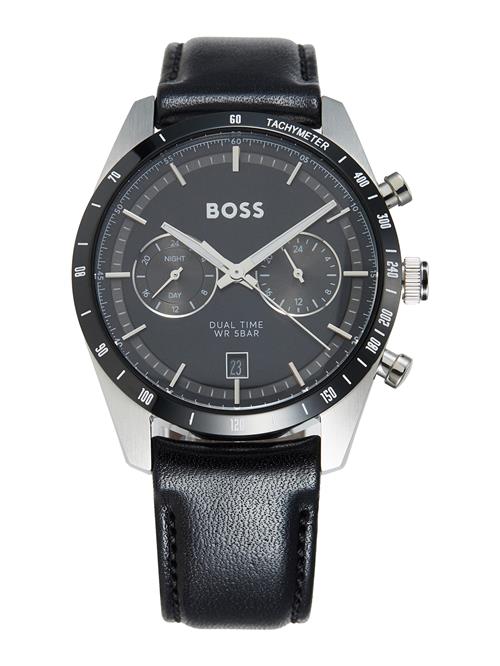 BOSS Analogt ur 'Tourmaster'  sort / sølv