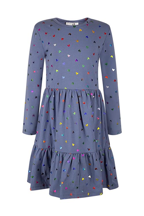 happy girls Kjole  marin / gul / grøn / rød