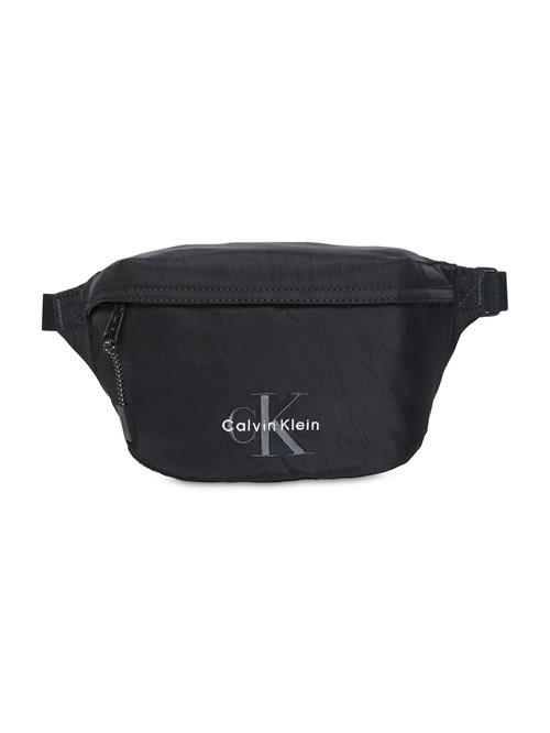 Calvin Klein Bæltetaske  mørkegrå / sort / hvid