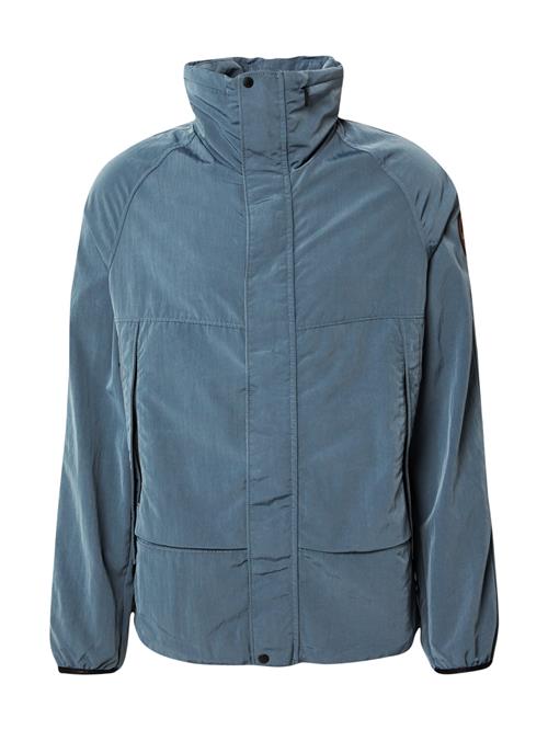 NAPAPIJRI Overgangsjakke 'A-BISENZIO'  røggrå / orange / sort