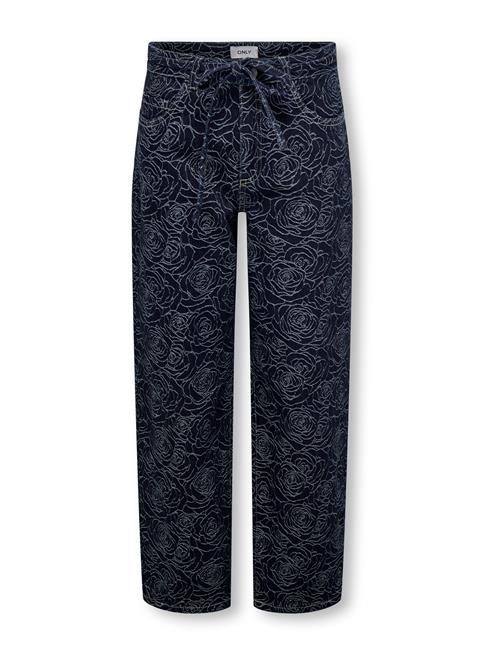 ONLY GIRLS Jeans 'KOGGianna'  mørkeblå / hvid