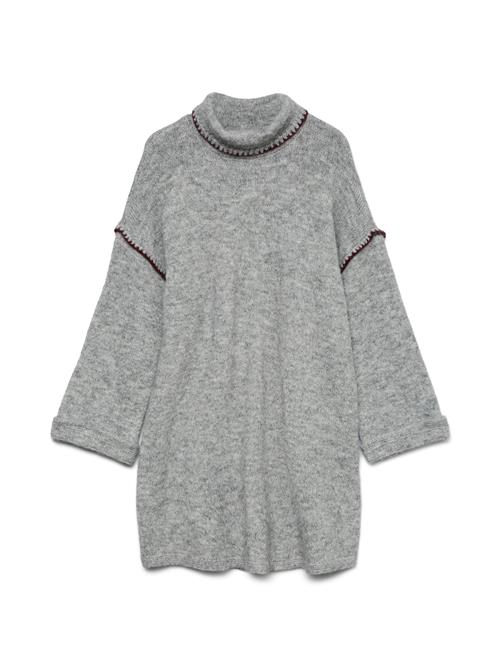 VERO MODA Strikkjole 'AWElla'  grå-meleret