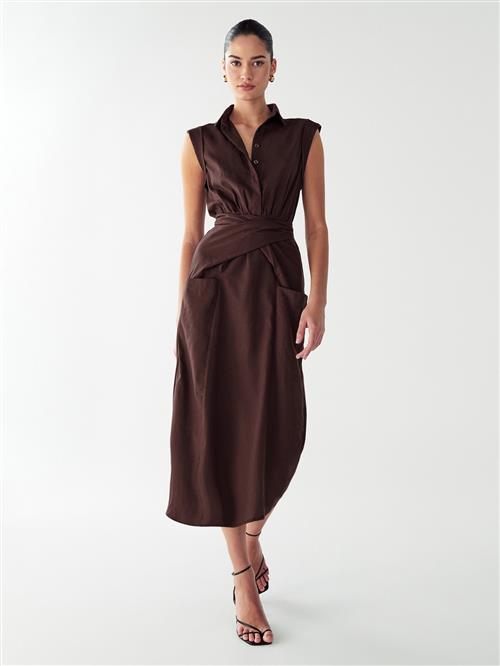 Willa Kjole 'Vaeda'  mørkebrun