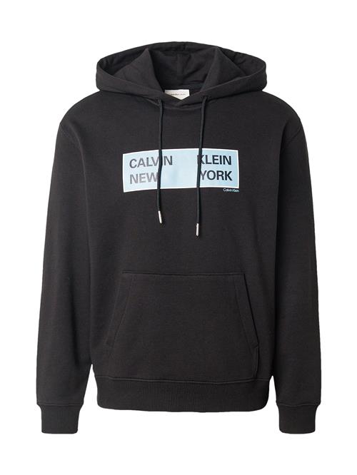 Calvin Klein Jeans Sweatshirt  lyseblå / sort