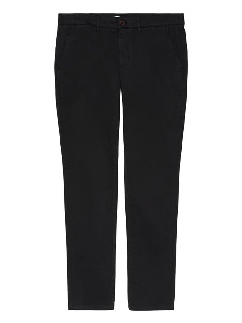 KnowledgeCotton Apparel Lærredsbukser 'LUCA'  sort