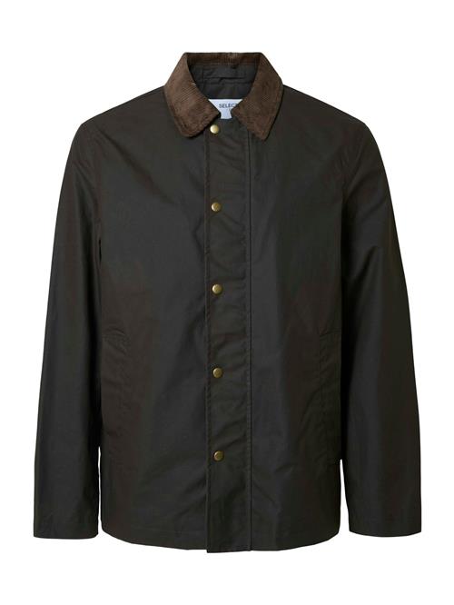 SELECTED Overgangsjakke 'SLHWALTER'  mørkebrun