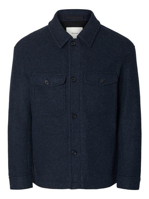 SELECTED Overgangsjakke 'SLHMitch'  marin