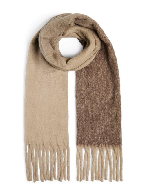 PIECES Sjal 'PCBEA'  cappuccino / mørkebrun