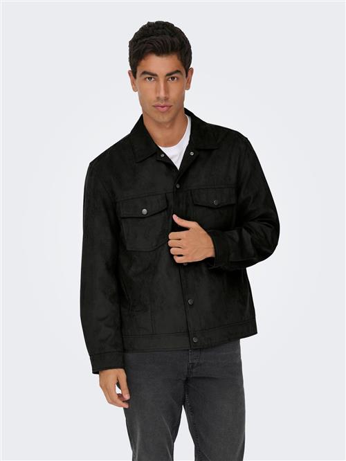 Only & Sons Overgangsjakke  sort