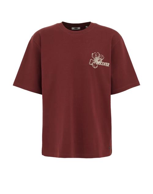 WE Fashion Bluser & t-shirts  rustbrun / hvid