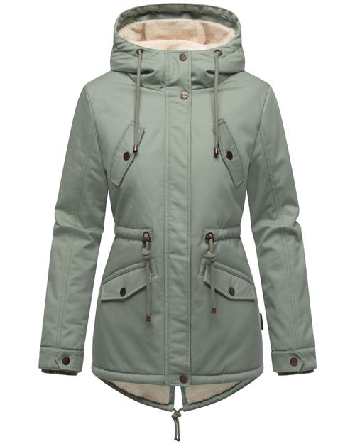 MARIKOO Vinterparka 'Manolya'  lysegrøn