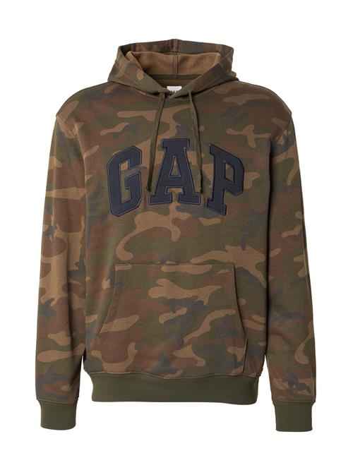 GAP Sweatshirt 'HERITAGE'  beige / grå / khaki