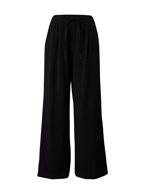 MSCH COPENHAGEN Bukser med lægfolder 'Jalen Henrika'  sort