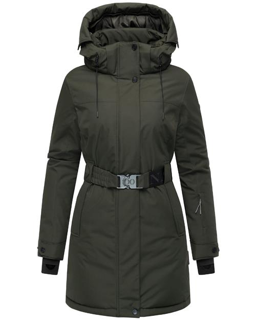 NAVAHOO Vinterfrakke 'Frostkuss 14'  oliven