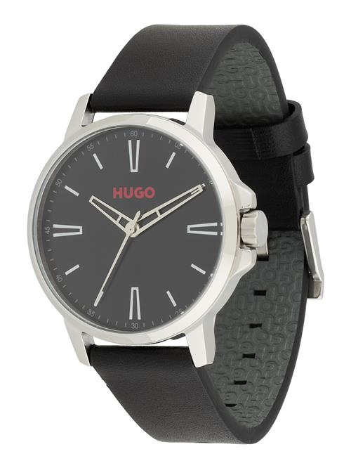 HUGO Analogt ur 'Smooth'  rød / sort / sølv
