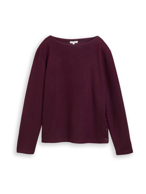 TOM TAILOR Sweatshirt  burgunder