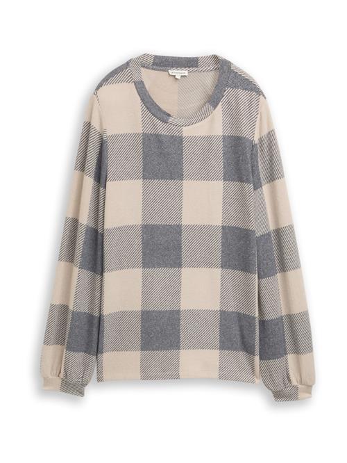 TOM TAILOR Shirts  taupe / sort