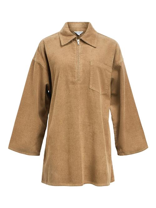 OBJECT Bluse  lysebrun