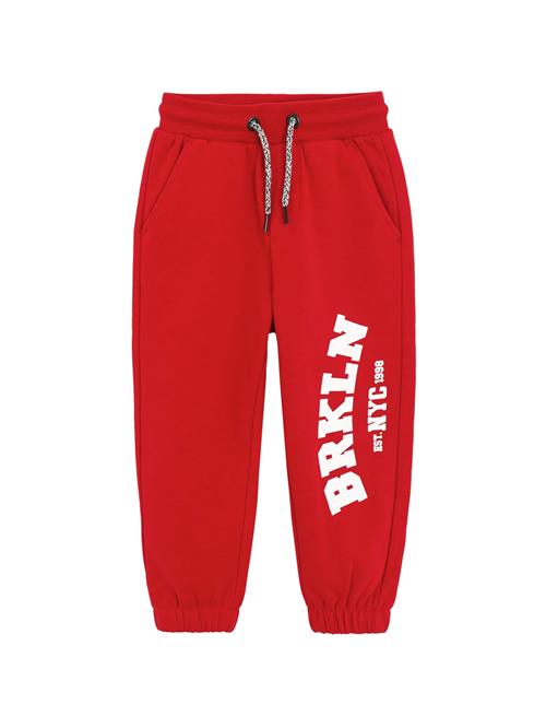 Cool Club Bukser  knaldrød / hvid