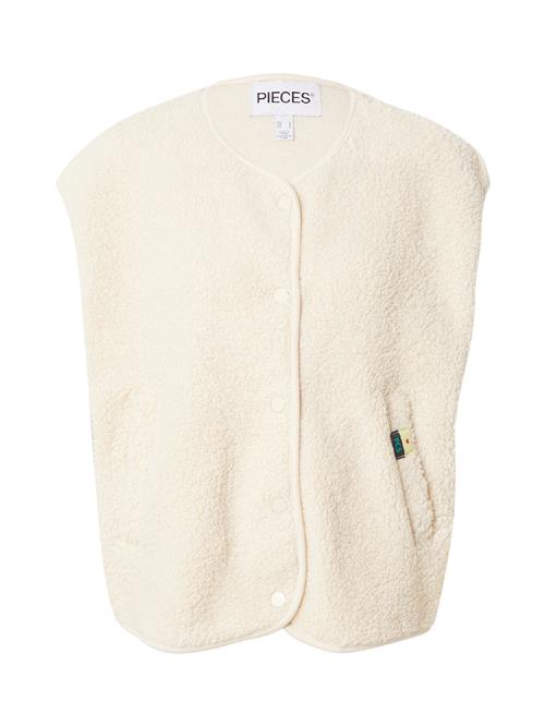PIECES Vest 'PCKATTY'  creme