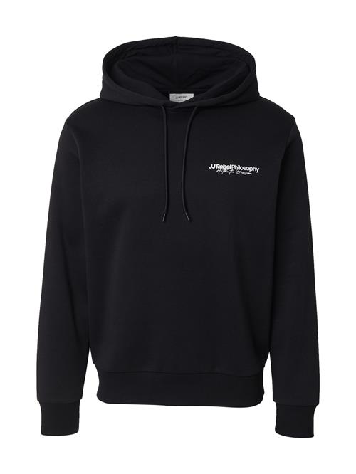 JJ Rebel Sweatshirt 'JREBZACK'  sort / hvid